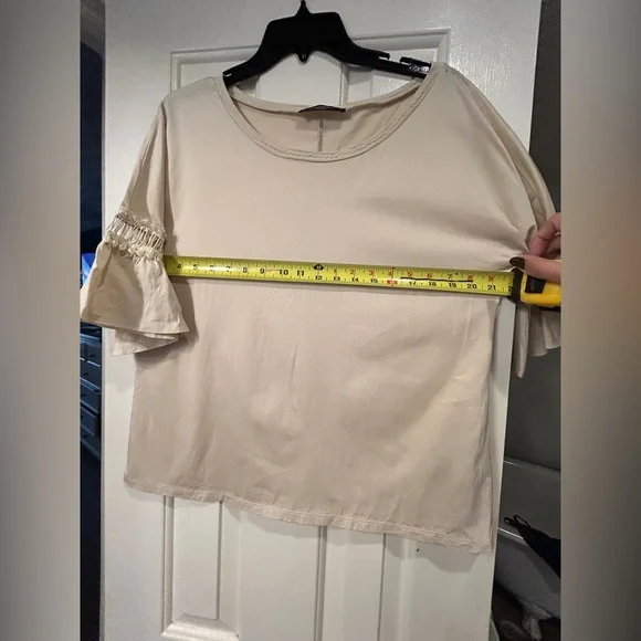 Weekend by Max Mara Elegant Cream Women's Top Large - Picture 10 of 11